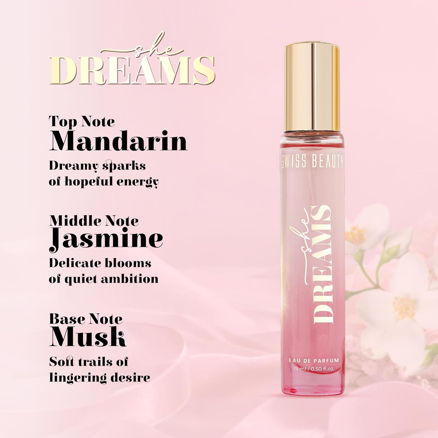 Swiss Beauty The She Edit | 3-In-1 Perfume Gift Box | Long-Lasting Fragrances | Travel-Friendly | Perfect For Gifting | 45ml