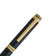 Swissbrand 2501 Matte Black Lacquer with Gold Trim Fountain Pen - Medium Nib