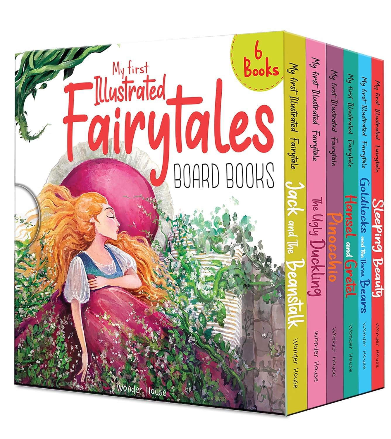 My first Illustrated Fairytales (Set of 6 Books) Board book