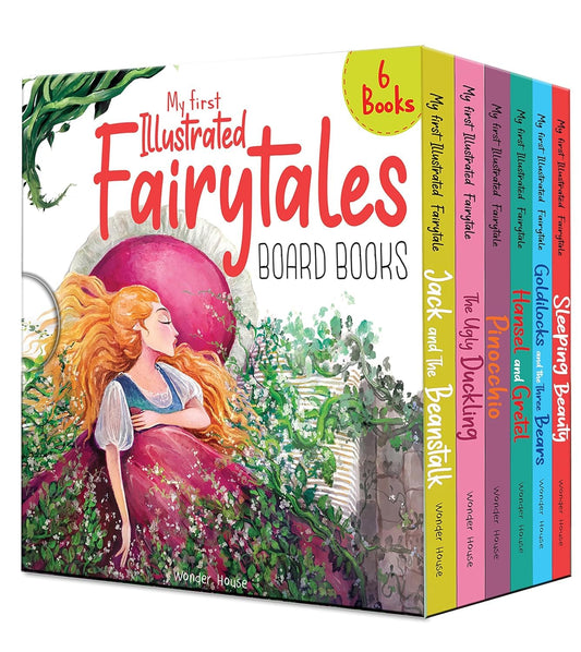 My first Illustrated Fairytales (Set of 6 Books) Board book