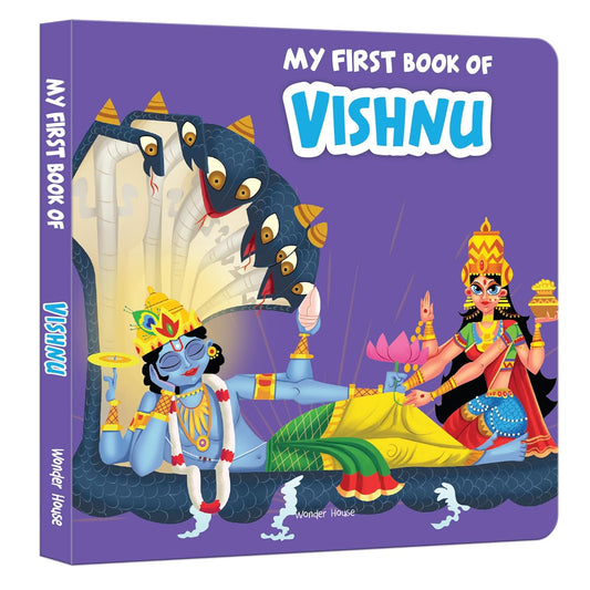 My First Book of Vishnu – Illustrated Board Book for Kids