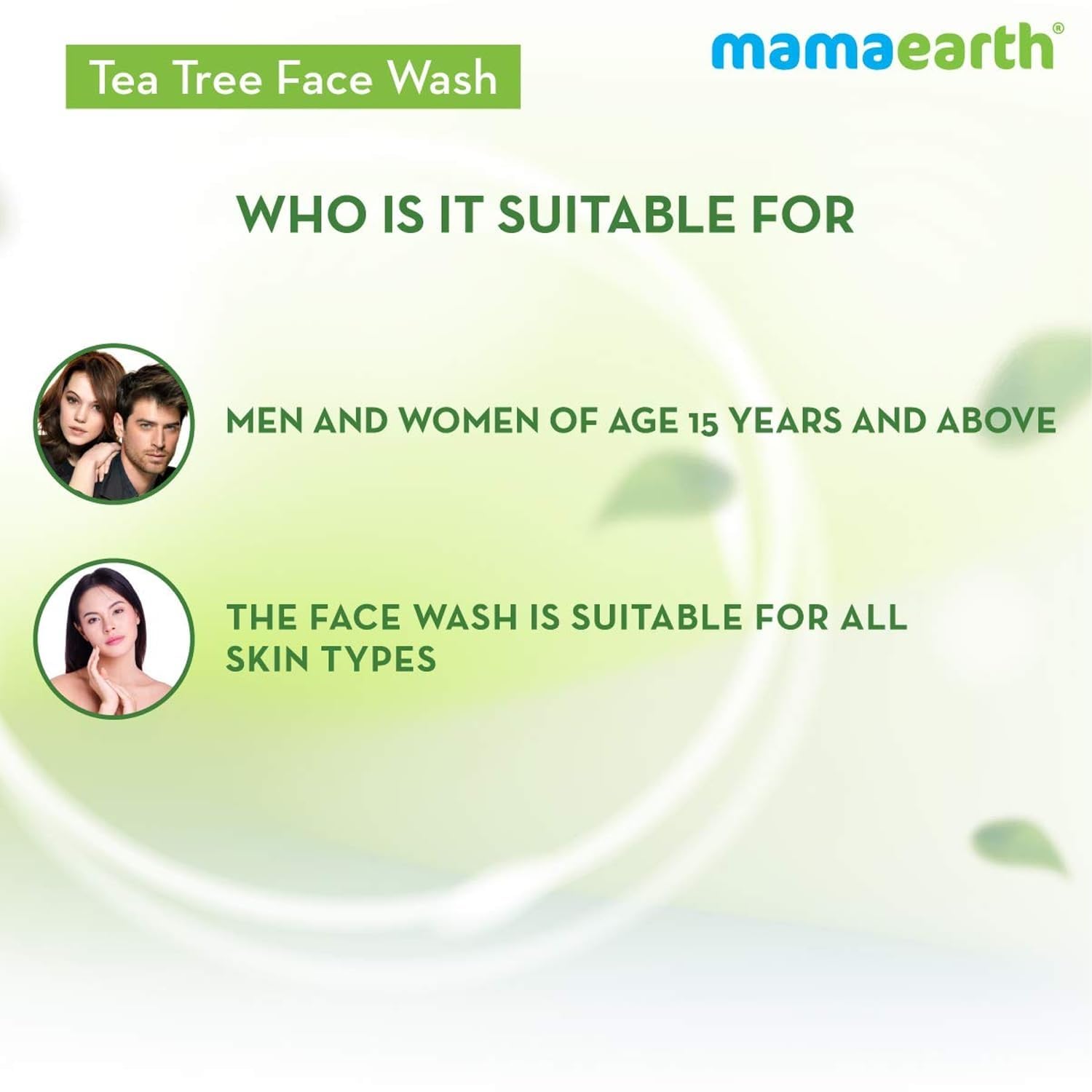 Mamaearth Tea Tree Face Wash for Acne & Pimples - 250 ml