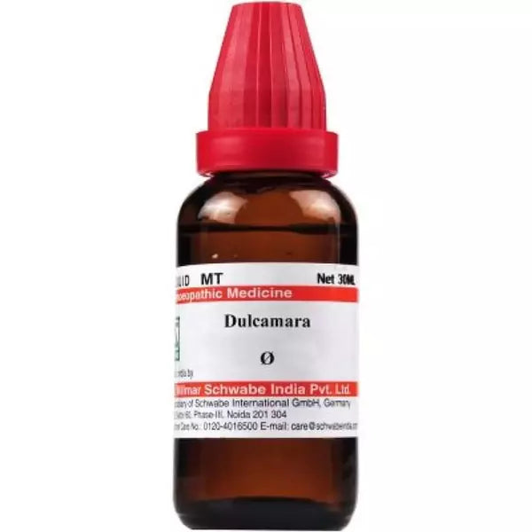 Dr Willmar Schwabe India Dulcamara Mother Tincture (Q) (30ml) for joint pains asthma skin disorders eczema
