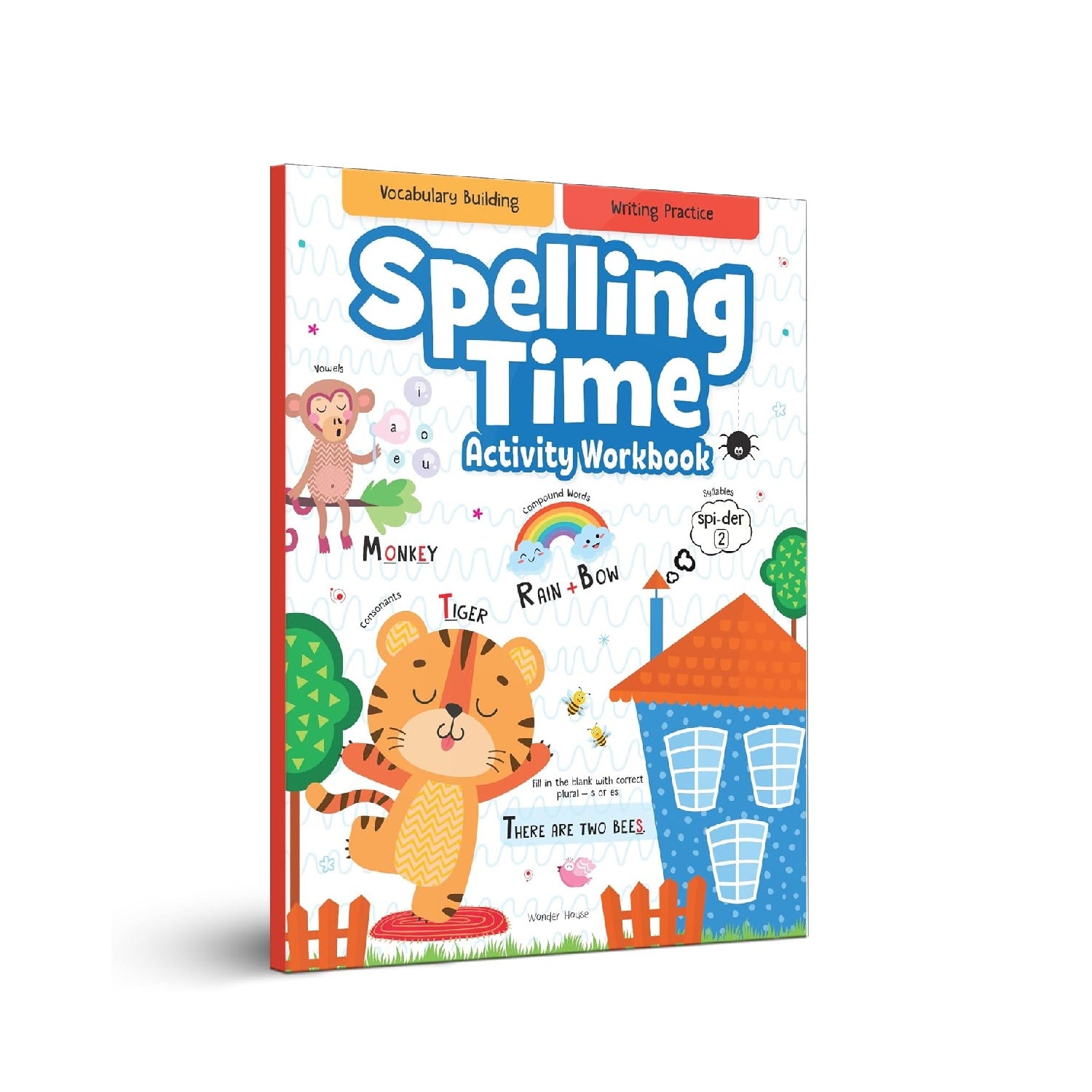 Spelling Time- Activitiy Workbook for Kids (Ages 6-8) I Vocublary Building I Writing Practice I Paperback