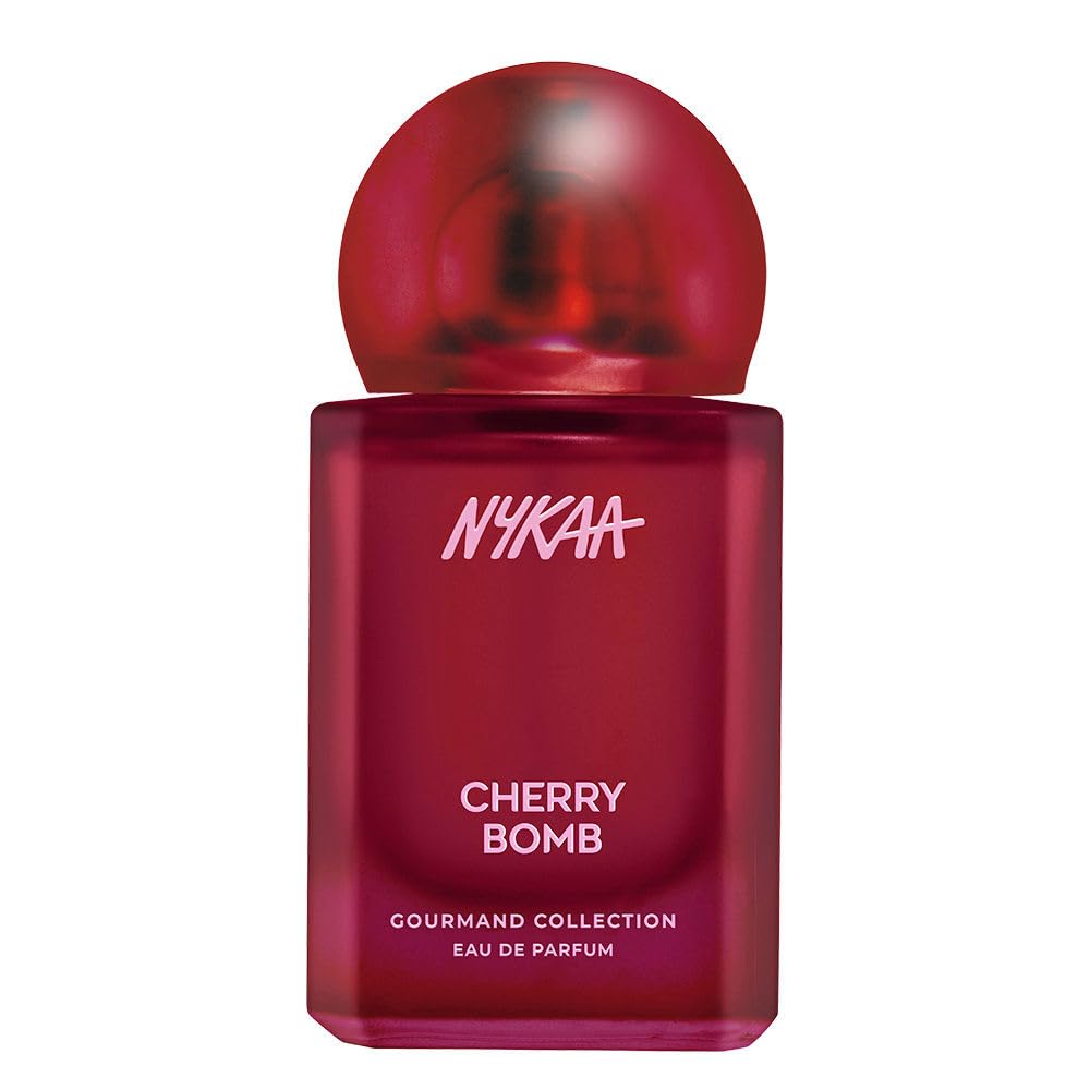 Nykaa Cherry Bomb EDP 50ml | | Long-Lasting Scent for Daily Wear | Smoky Cherry, Raspberry Gourmand Fragrance | Fruity Perfume for Women | Everyday Scent | Best Gift for Her