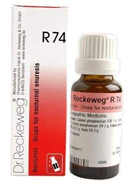 Dr Reckeweg R74 Kids Bed Wetting Drops Homeopathic Medicine22 ml for cough exertion stress