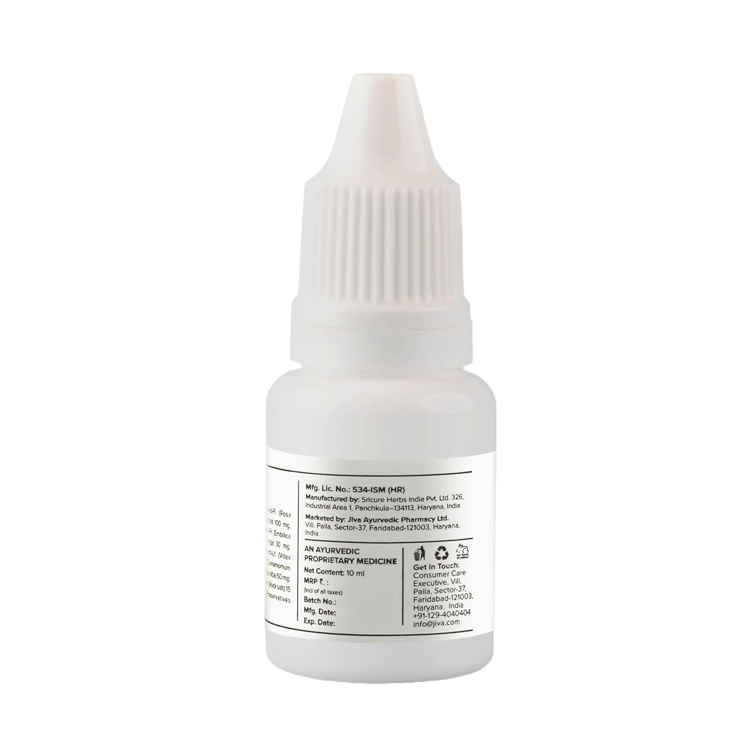 Jiva Ayu Netra Eye Drop (10ml) For eye strain and inflammation, maintaining eye health