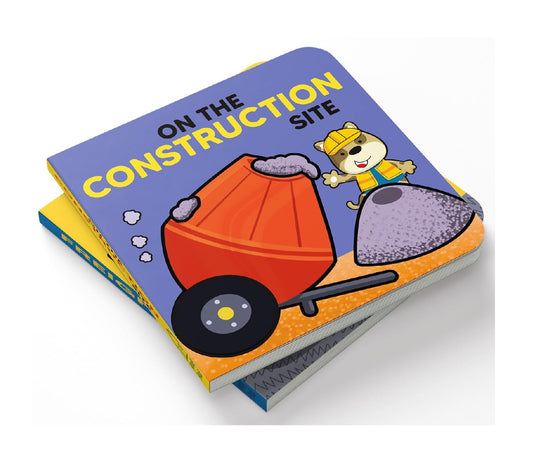 Wheels at Work: On the Construction site Board book