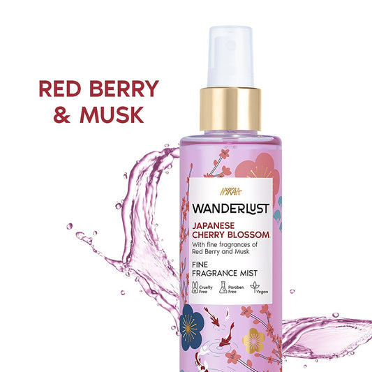Wanderlust Japanese Cherry Blossom Fine Fragrance Mist 200ml