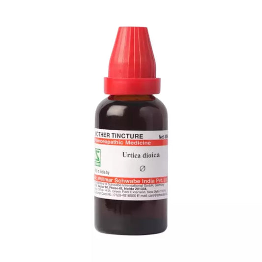 Dr Willmar Schwabe India Urtica Dioica Mother Tincture 1X (Q) (30ml) for gout asthma dandruff