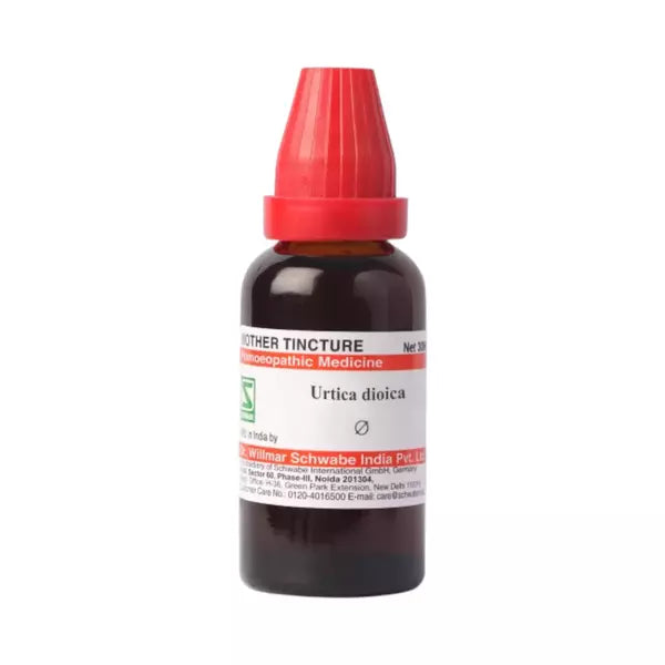 Dr Willmar Schwabe India Urtica Dioica Mother Tincture 1X (Q) (30ml) for gout asthma dandruff