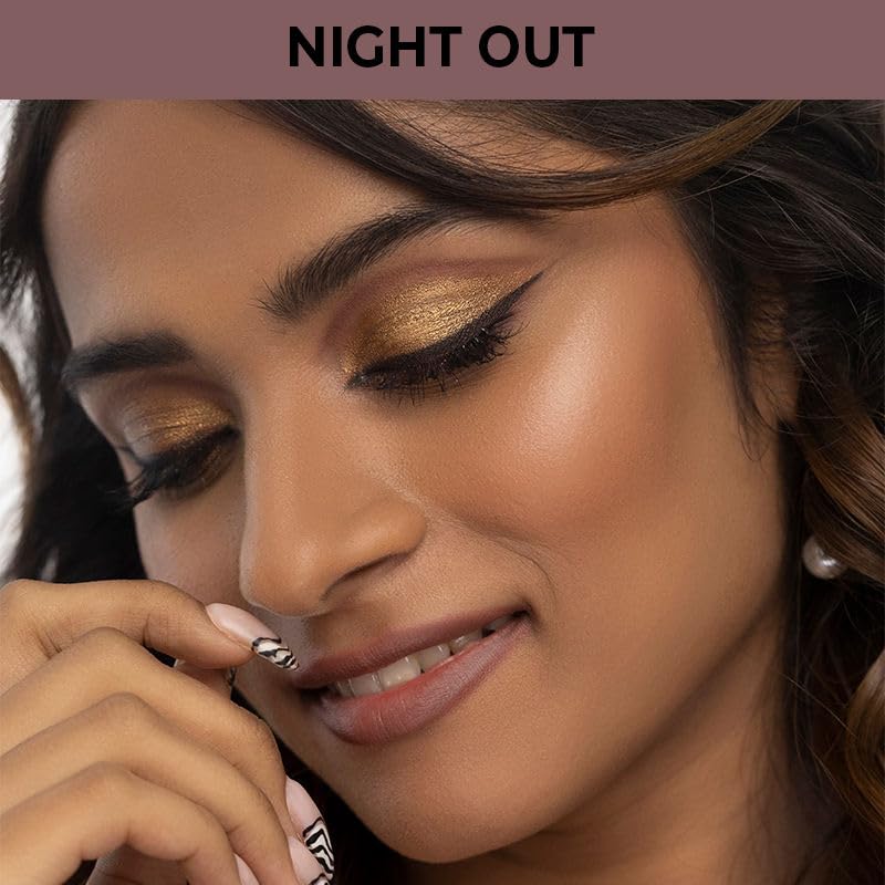 Nykaa Cosmetics Eyes On Me! 4 in 1 Quad Eyeshadow Palette - Night Out