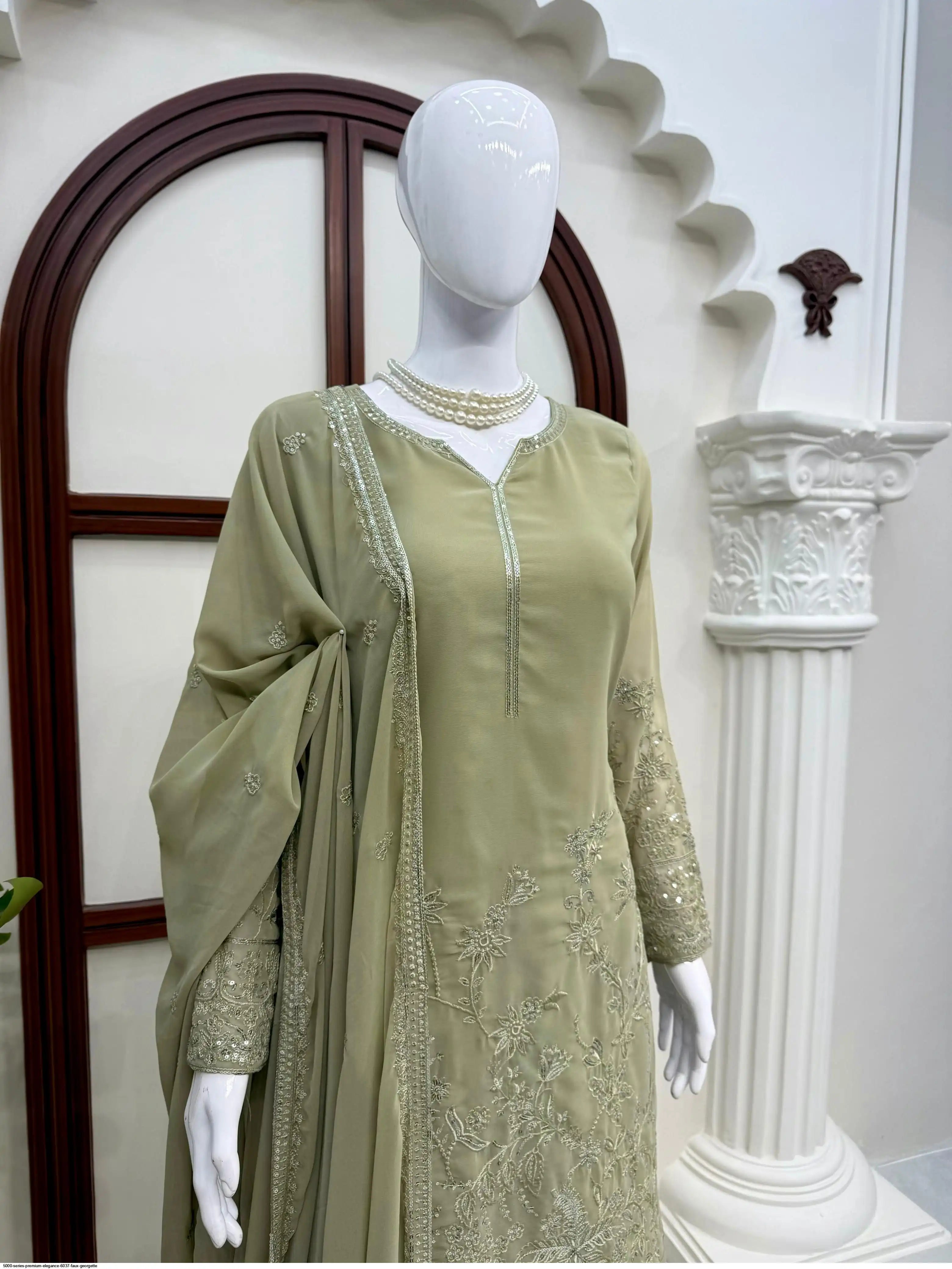 5000 SERIES PREMIUM ELEGANCE 6037 FAUX GEORGETTE