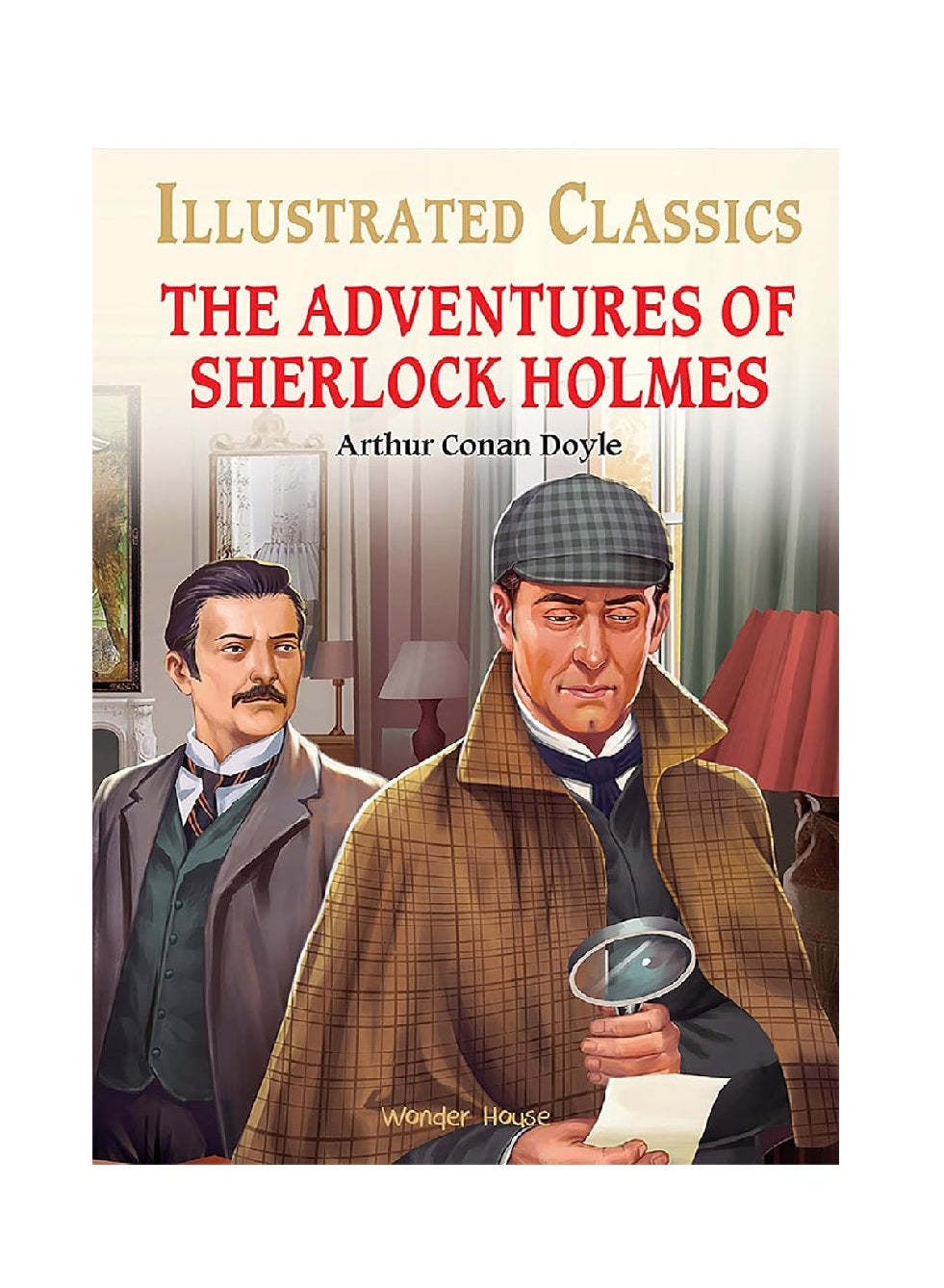 The Adventures of Sherlock Holmes Illustrated Abridged Children Classics English Novel with Review Questions Hardback Hardcover Book