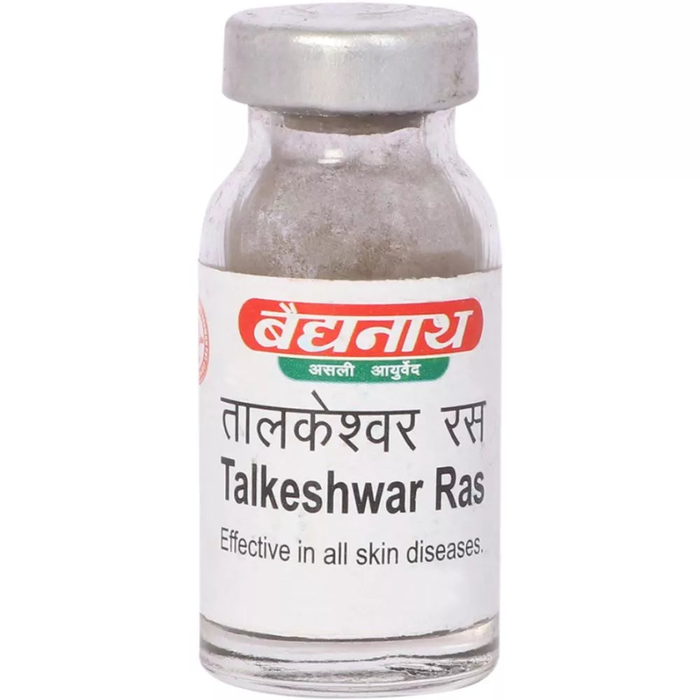 Baidyanath Talkeshwar Ras Treats Leprosy, Leukoderma Eczema 5g
