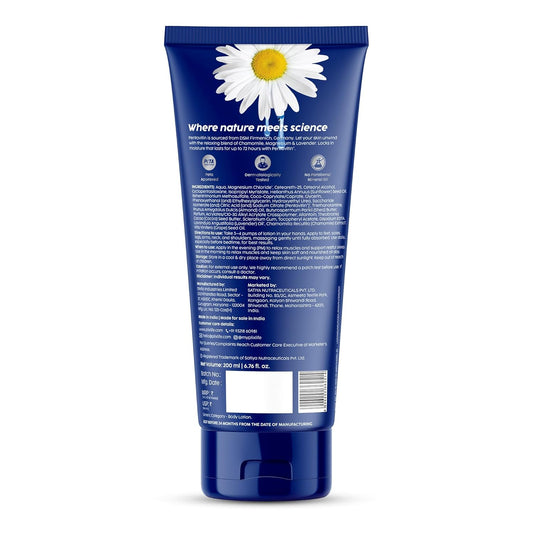 PLIX - THE PLANT FIX Chamomile Calm Magnesium Body Lotion | 10% Magnesium Chloride | Chamomile Extract | Lavender Oil | Helps Relax Tired Muscles | For Men & Women