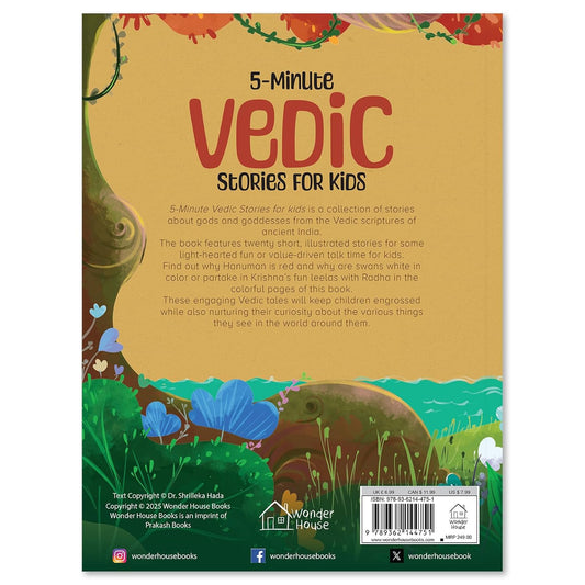 5 Minute Vedic Stories for Kids Paperback Book