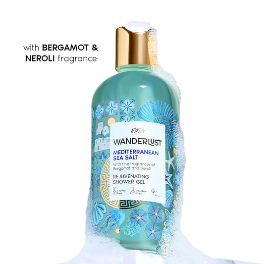 Nykaa Wanderlust Mediterranean Sea Salt Shower Gel, 300 ml|