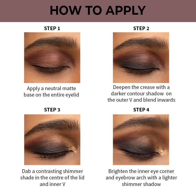 Nykaa Cosmetics Eyes On Me! 4 in 1 Quad Eyeshadow Palette - Night Out