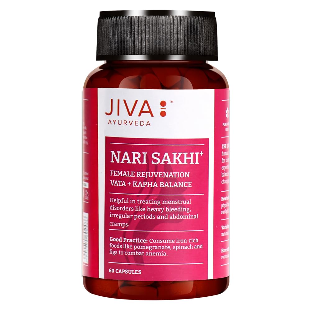 Jiva Nari Sakhi Capsule 100% Pure & Natural Helps to Boost Immunity For Women - 60Capsule