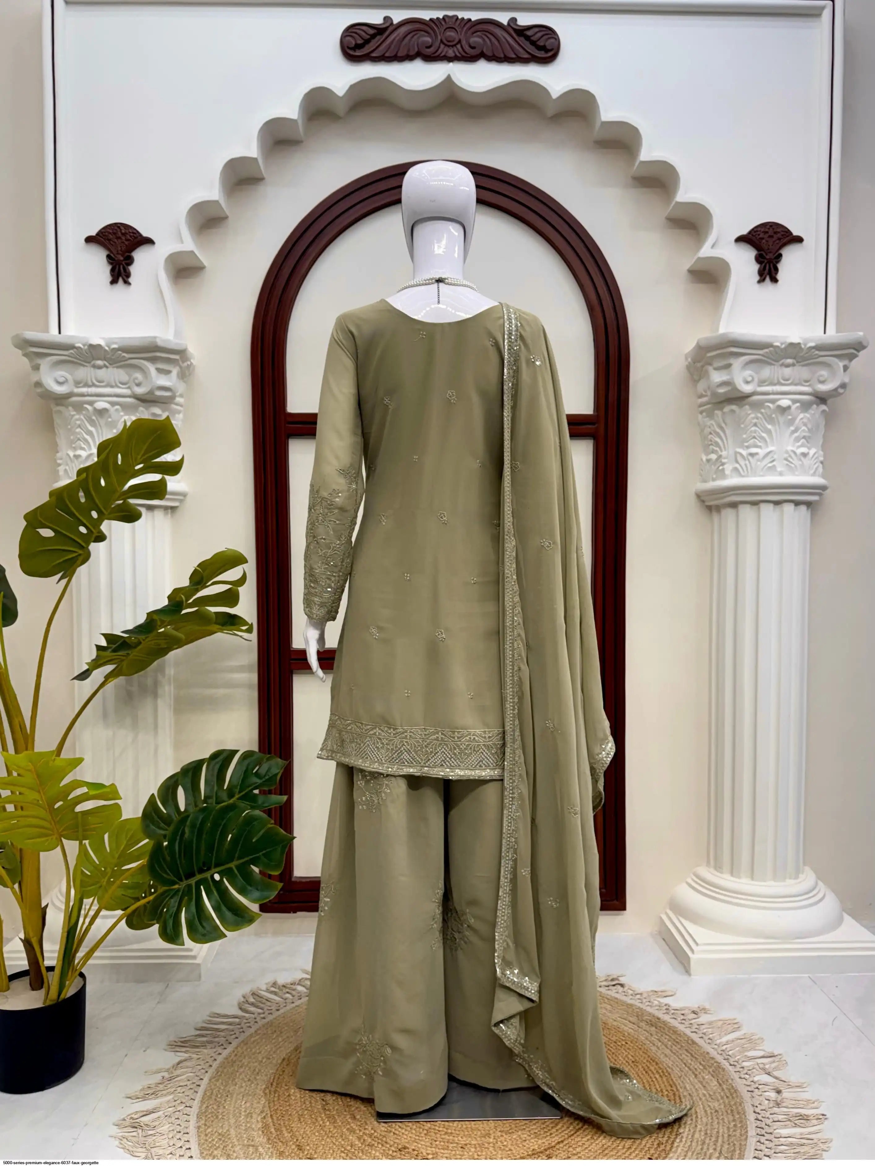 5000 SERIES PREMIUM ELEGANCE 6037 FAUX GEORGETTE