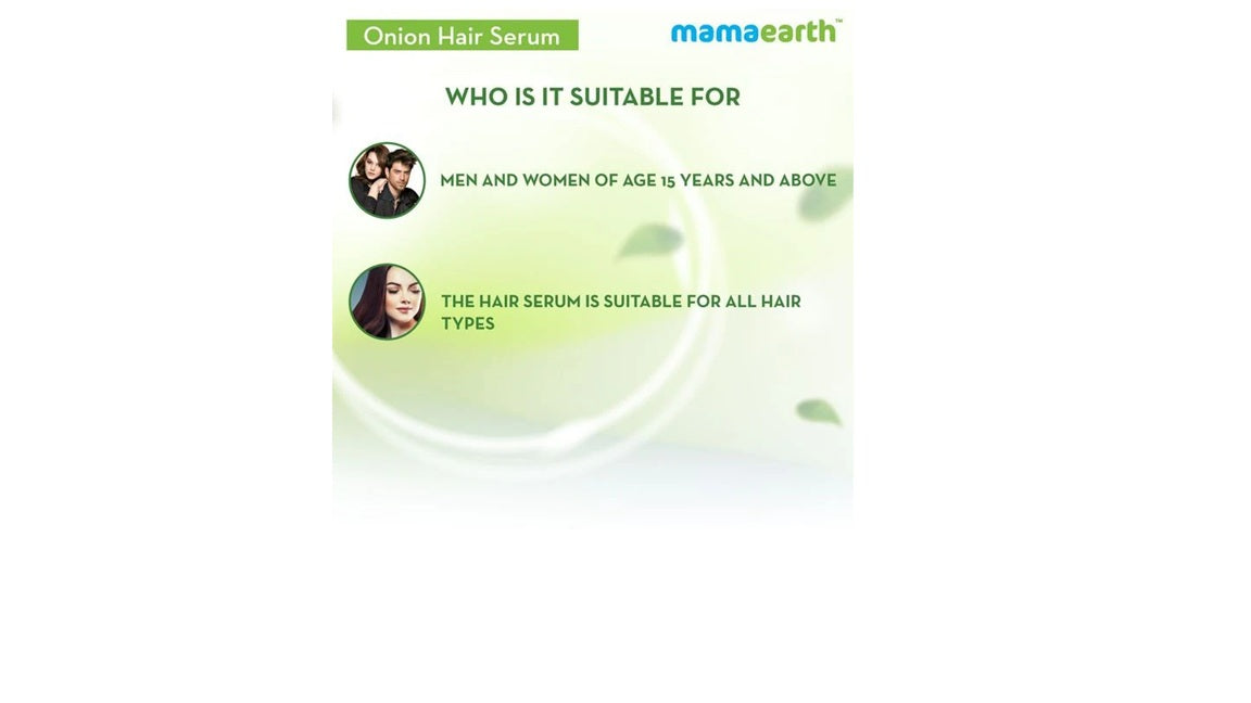 Mamaearth Onion Hair Serum 100 ml & Onion Hair Oil 150 ml - Combo