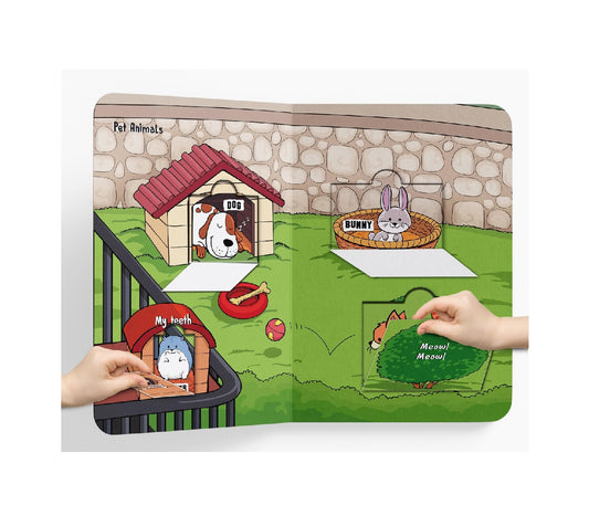 Lift the Flap: Animal homes Board book