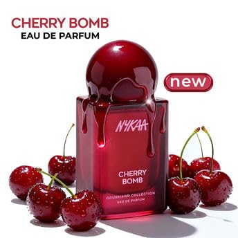 Nykaa Cherry Bomb EDP 50ml | | Long-Lasting Scent for Daily Wear | Smoky Cherry, Raspberry Gourmand Fragrance | Fruity Perfume for Women | Everyday Scent | Best Gift for Her