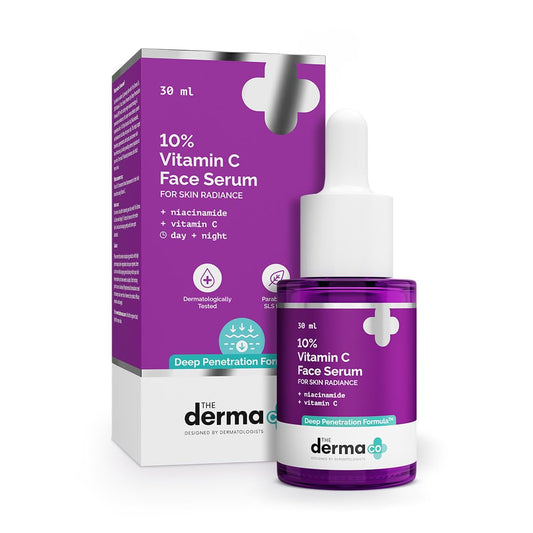 The Derma Co 10% Vitamin C Face Serum For Skin Radiance - 30 ml
