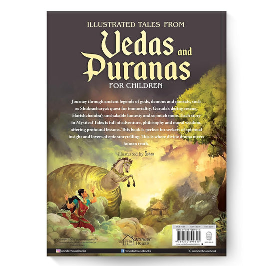Illustrated Tales from Vedas and Puranas for Children Hardcover  Book