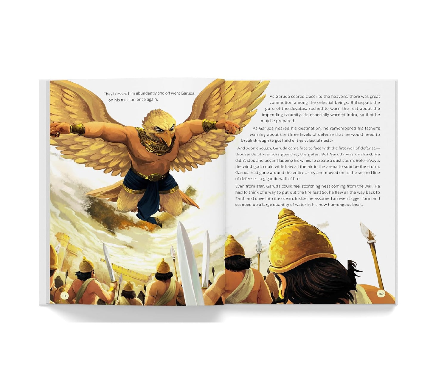 Illustrated Tales from Vedas and Puranas for Children Hardcover  Book