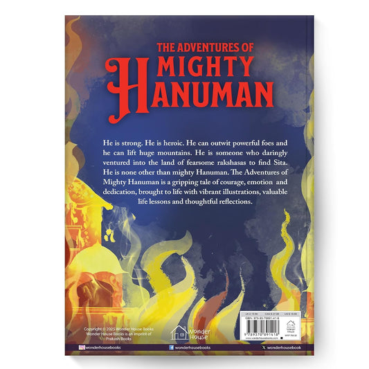 The Adventures of Mighty Hanuman for Children Hardcover  Book