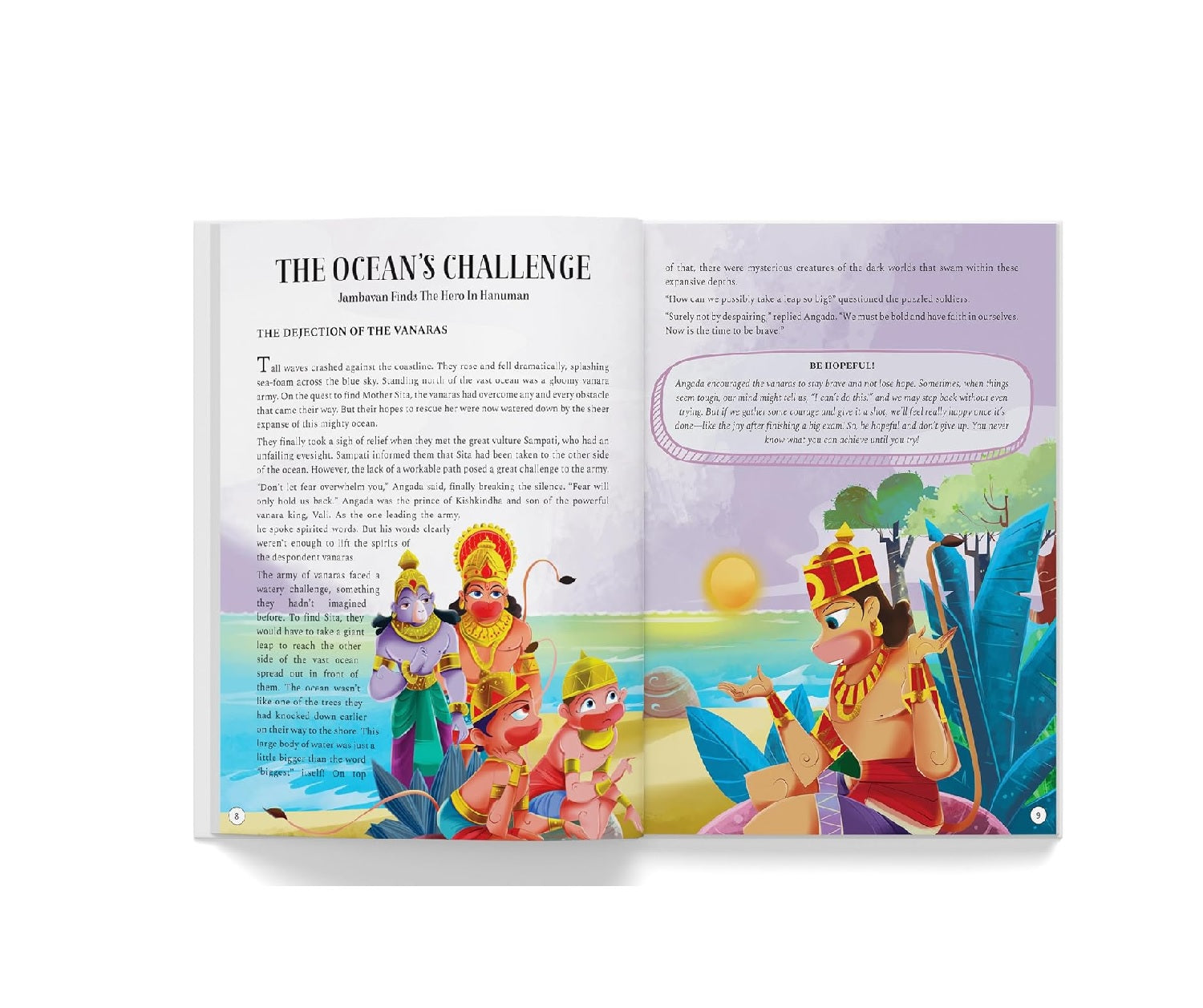The Adventures of Mighty Hanuman for Children Hardcover  Book