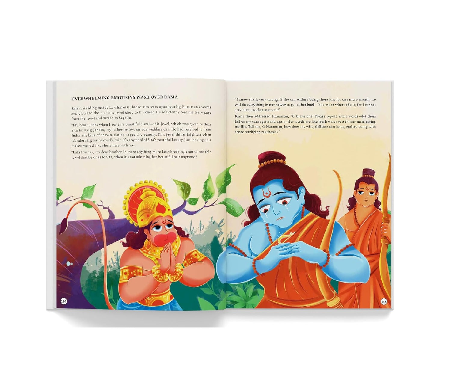 The Adventures of Mighty Hanuman for Children Hardcover  Book