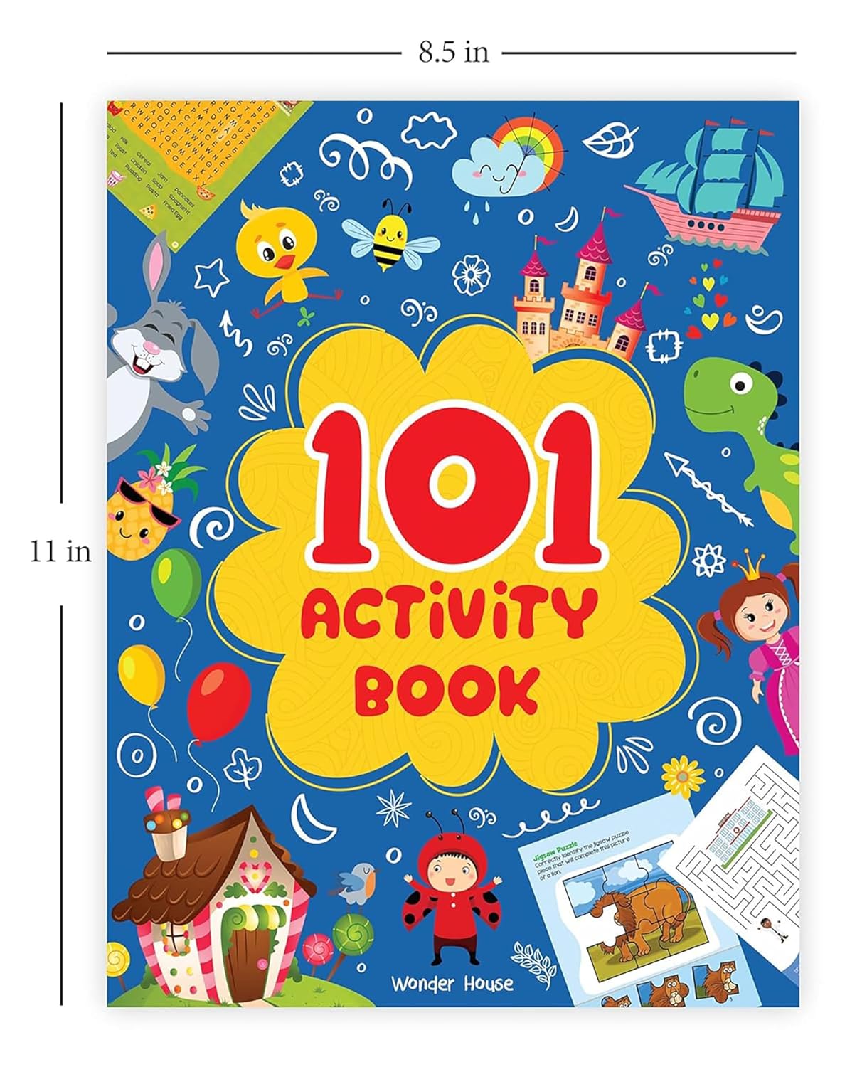 101 Activity Book: Fun Logical Reasoning & Brain Puzzles for Children | Paperback – Picture Book