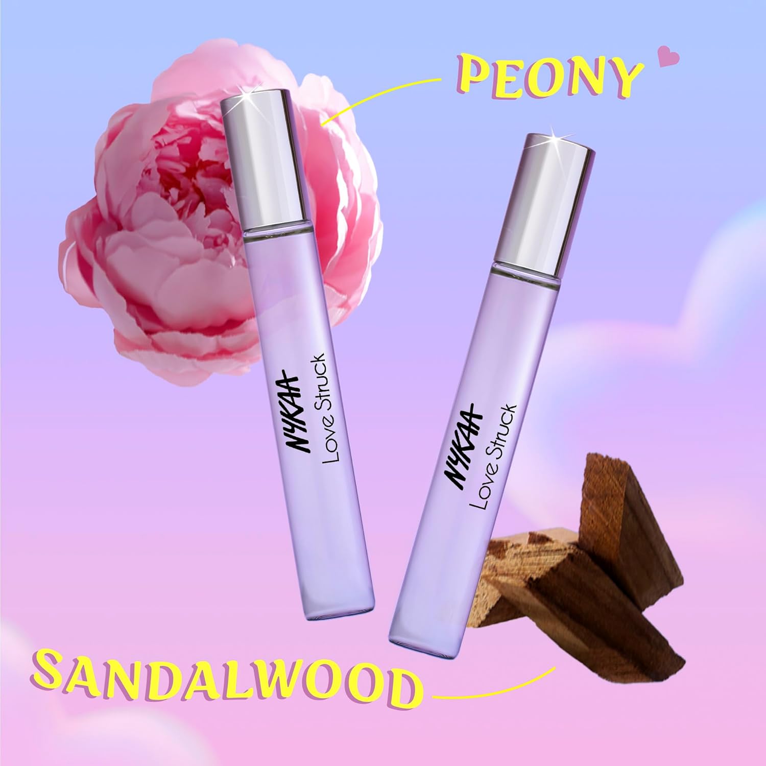 Nykaa Love Struck Stolen Glance EDP 16ml | Floral Woody Perfume for Women | Peony, Sandalwood Soft Elegant Fragrance | Long-Lasting Day to Night Scent | Best Romantic Feminine Perfume | Travel Friendly