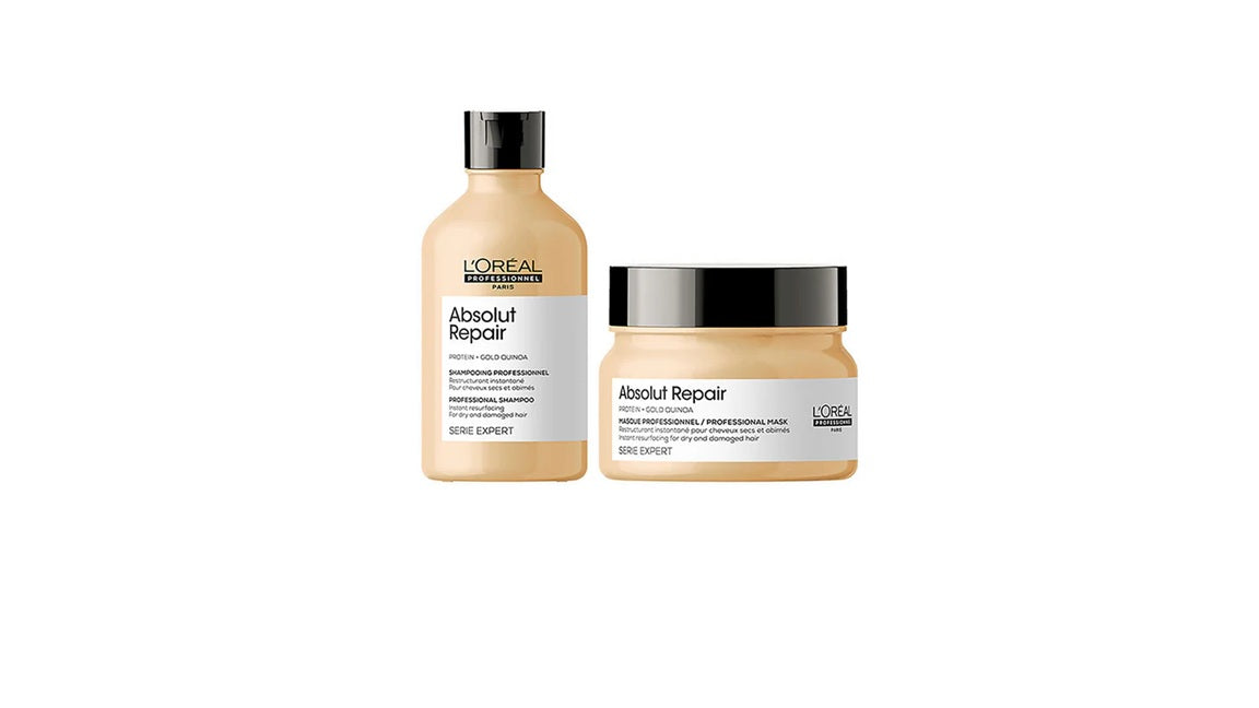 LOreal Professionnel Absolut Repair Shampoo& Hair Mask Combo, Serie Expert - combo - 300ml + 250ml
