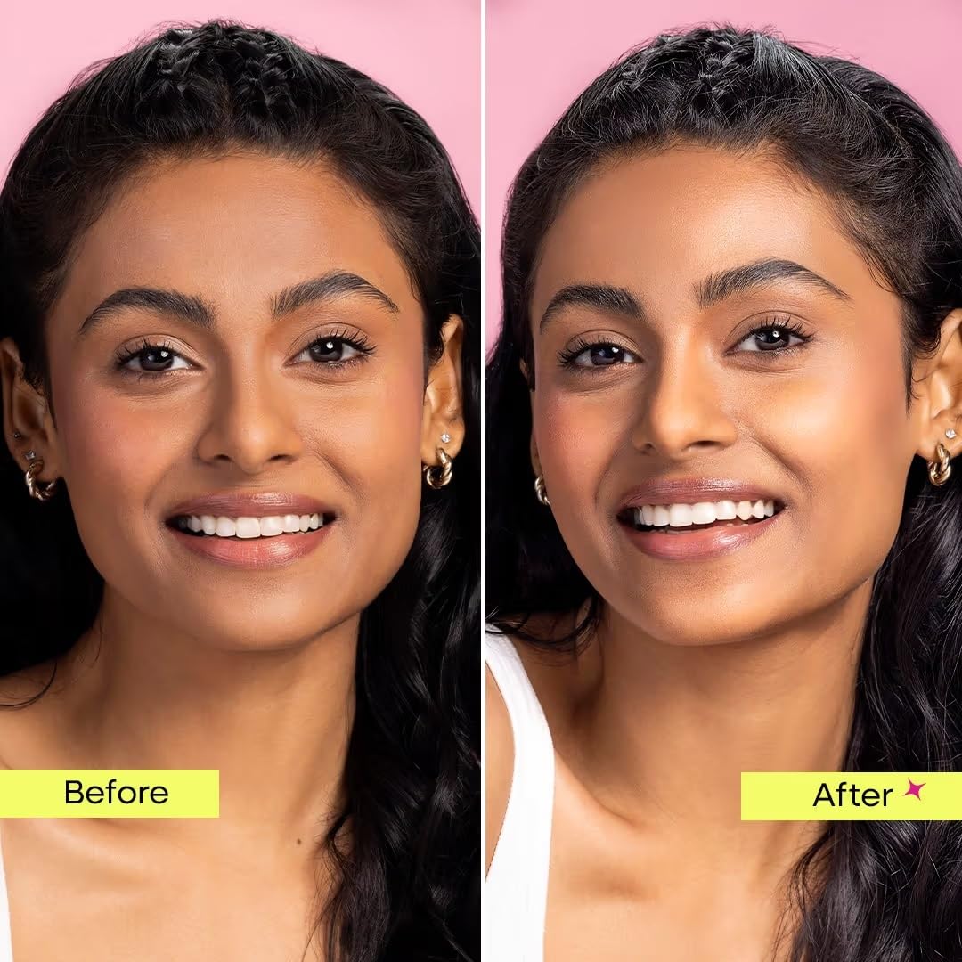 Nykaa Glow All Day Illuminating Strobe Cream 3-in-1 Moisturising Primer and Highlighter - Rosy Radiance (30g)