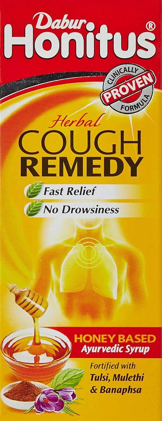 Dabur Ayurvedic Honitus Cough Syrup (100ml) cough and cold throat