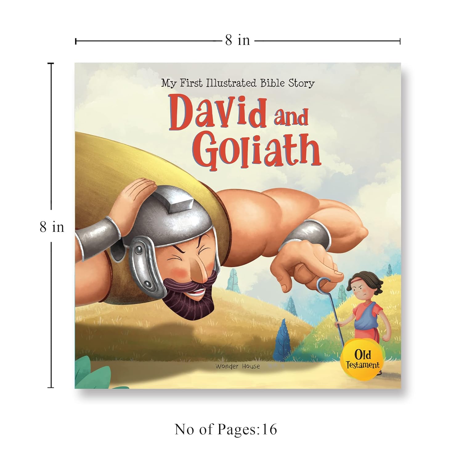 My First Illustrated Bible Story: David and Goliath Paperback  Book
