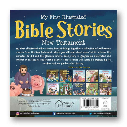 My First Illustrated Bible Stories New Testament Book