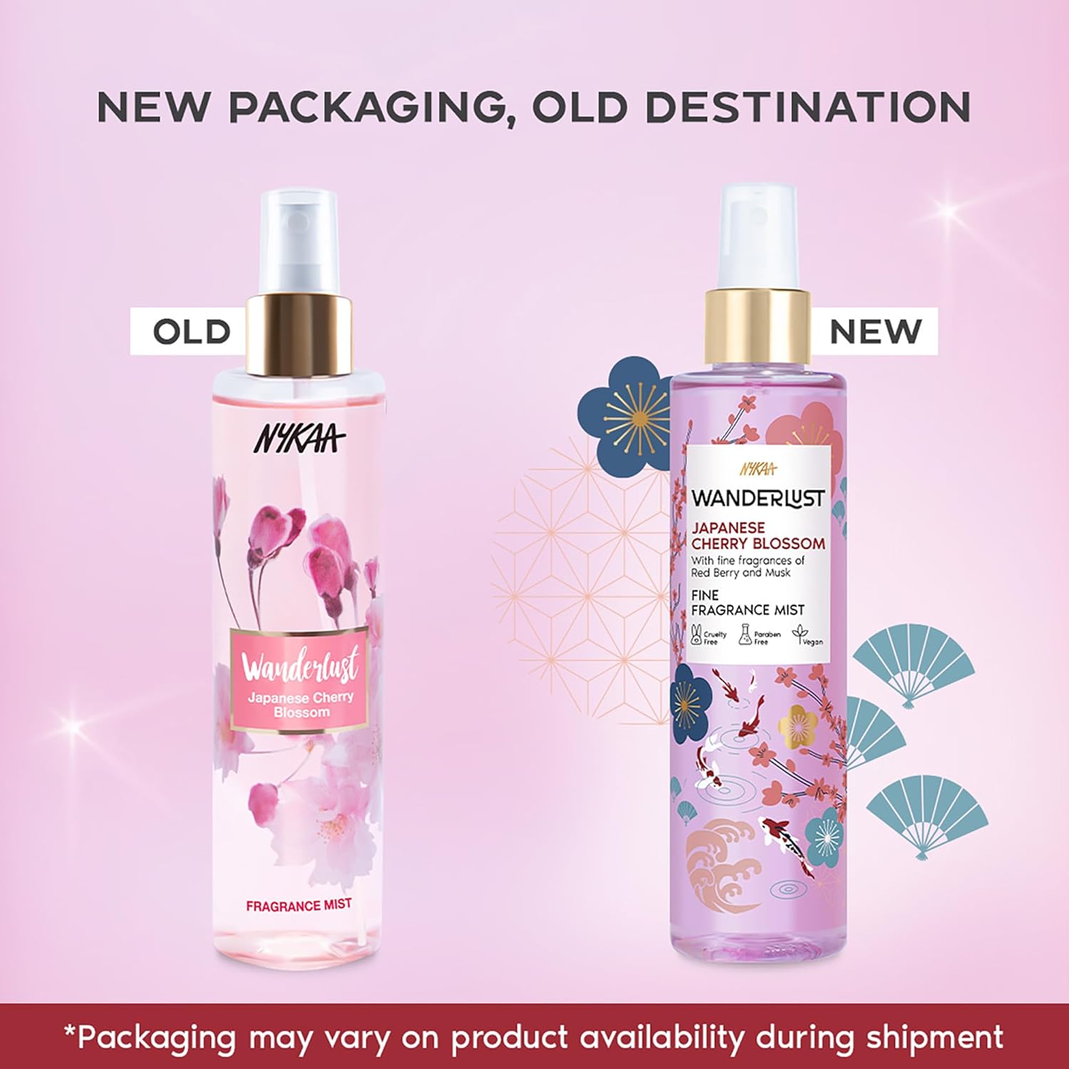 Wanderlust Japanese Cherry Blossom Fine Fragrance Mist 200ml