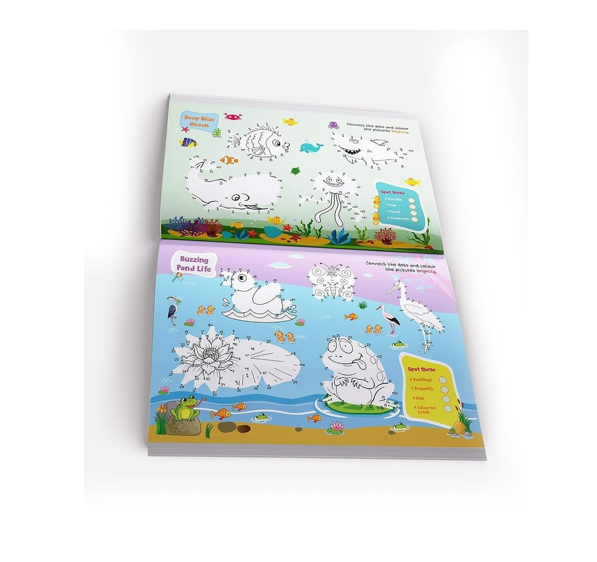 Dot to Dot Super Activity Book for Kids – Join the Dots and Reveal Fun Pictures | Hardcover – Coloring Book