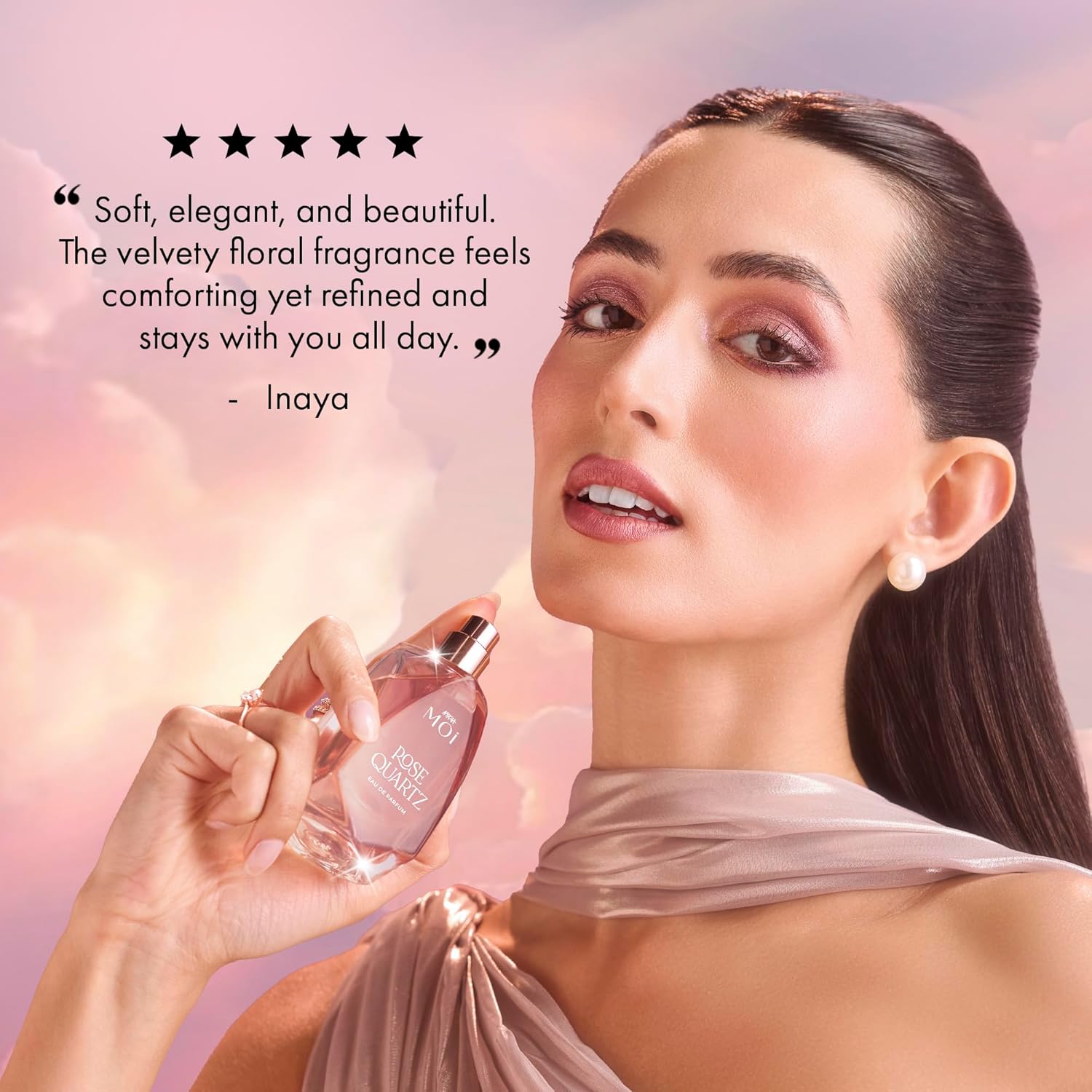 Nykaa Rose Quartz EDP 50ml | Floral Musk Scent for Women |