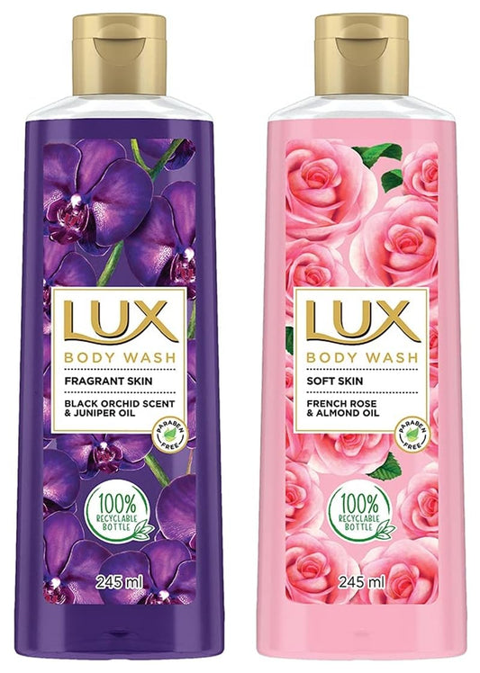 Lux Shower Gel for Fragrant Skin 245 ml & Shower Gel for Soft Skin,245 ml