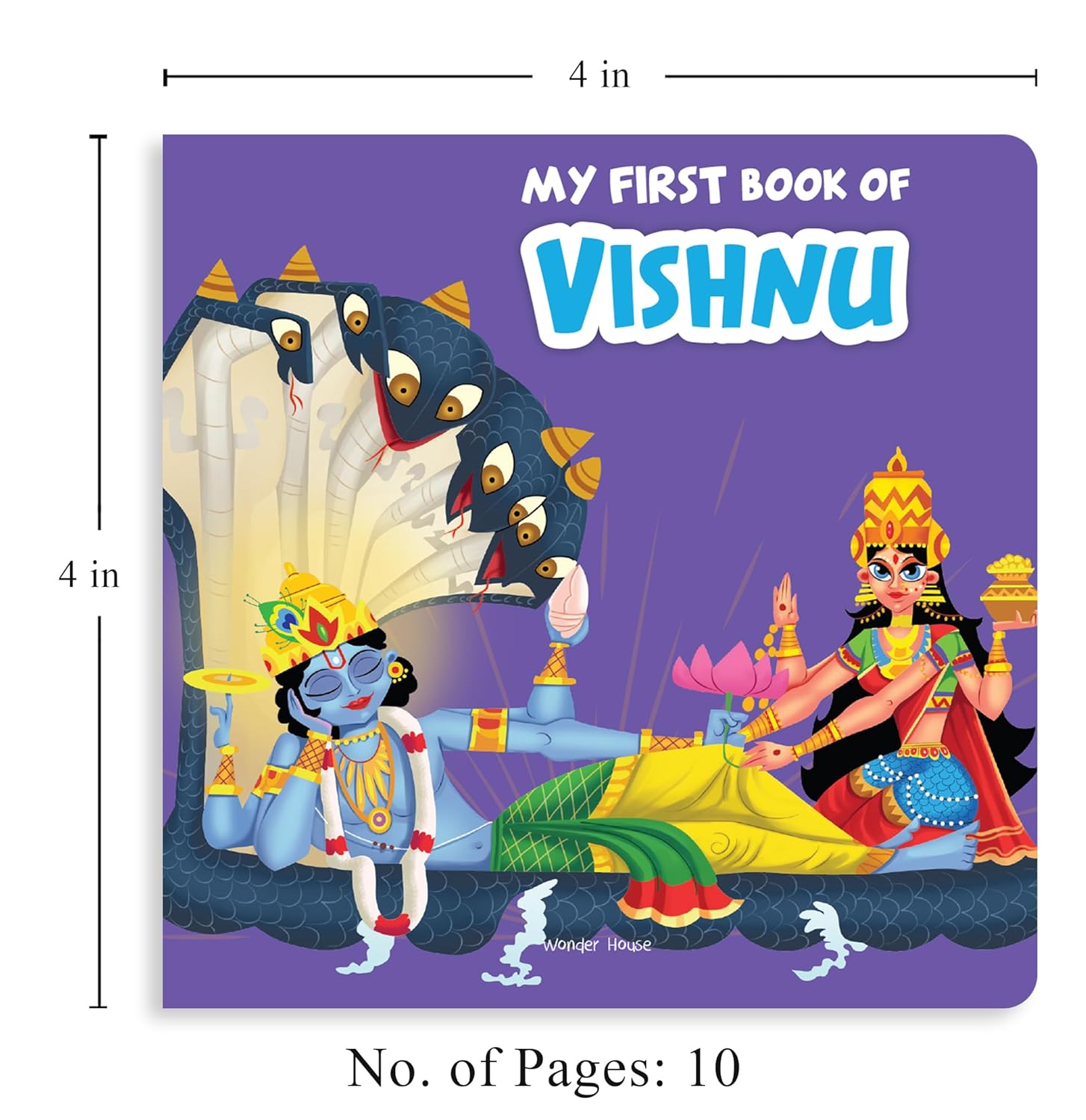My First Book of Vishnu – Illustrated Board Book for Kids