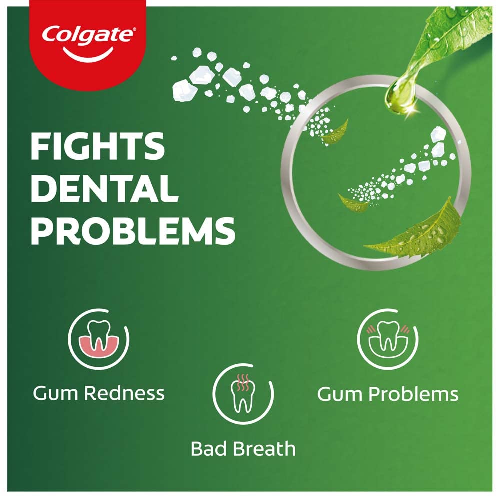 Colgate Active Salt Neem Toothpaste, Germ Fighting Toothpaste For Healthy, Tight Gums, Oral Care 200G