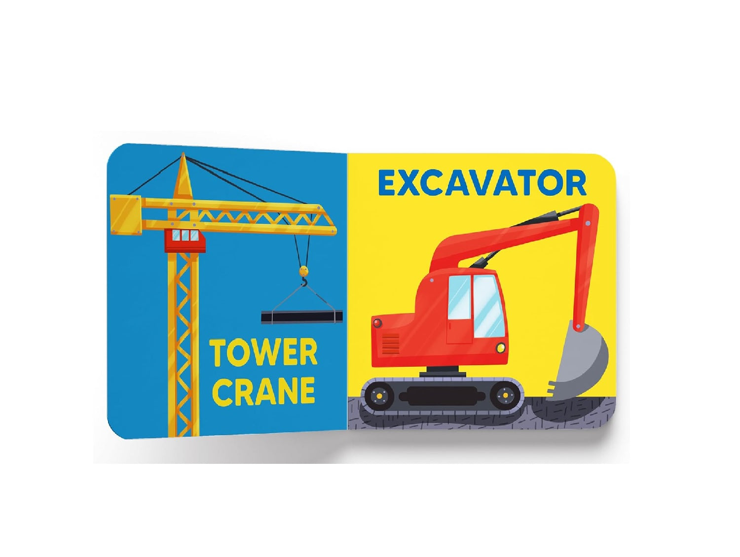 Wheels at Work: On the Construction site Board book