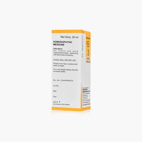 Bakson B3 Diarrhoea Drops (30ml) For Loose motions, Diarhhoea, Colic pain, Nausea, dehydration