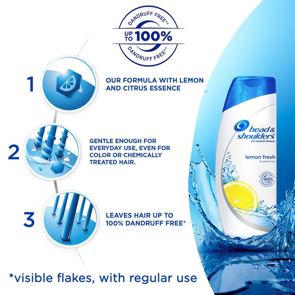 Head & Shoulders Lemon Fresh Shampoo, 80ml